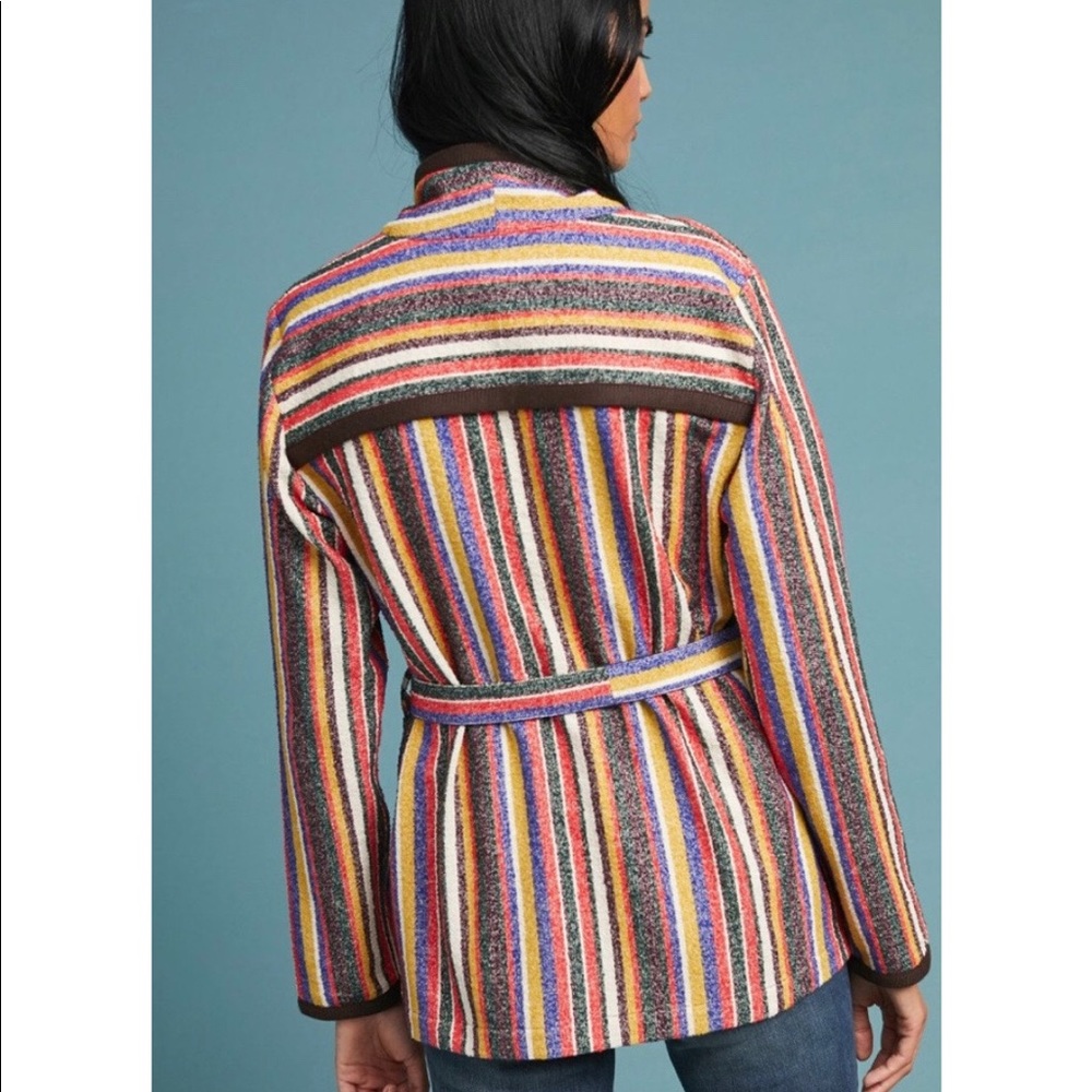 Anthro Akemi+Kin Mansoura Stripe Jacket - Picture 5 of 13
